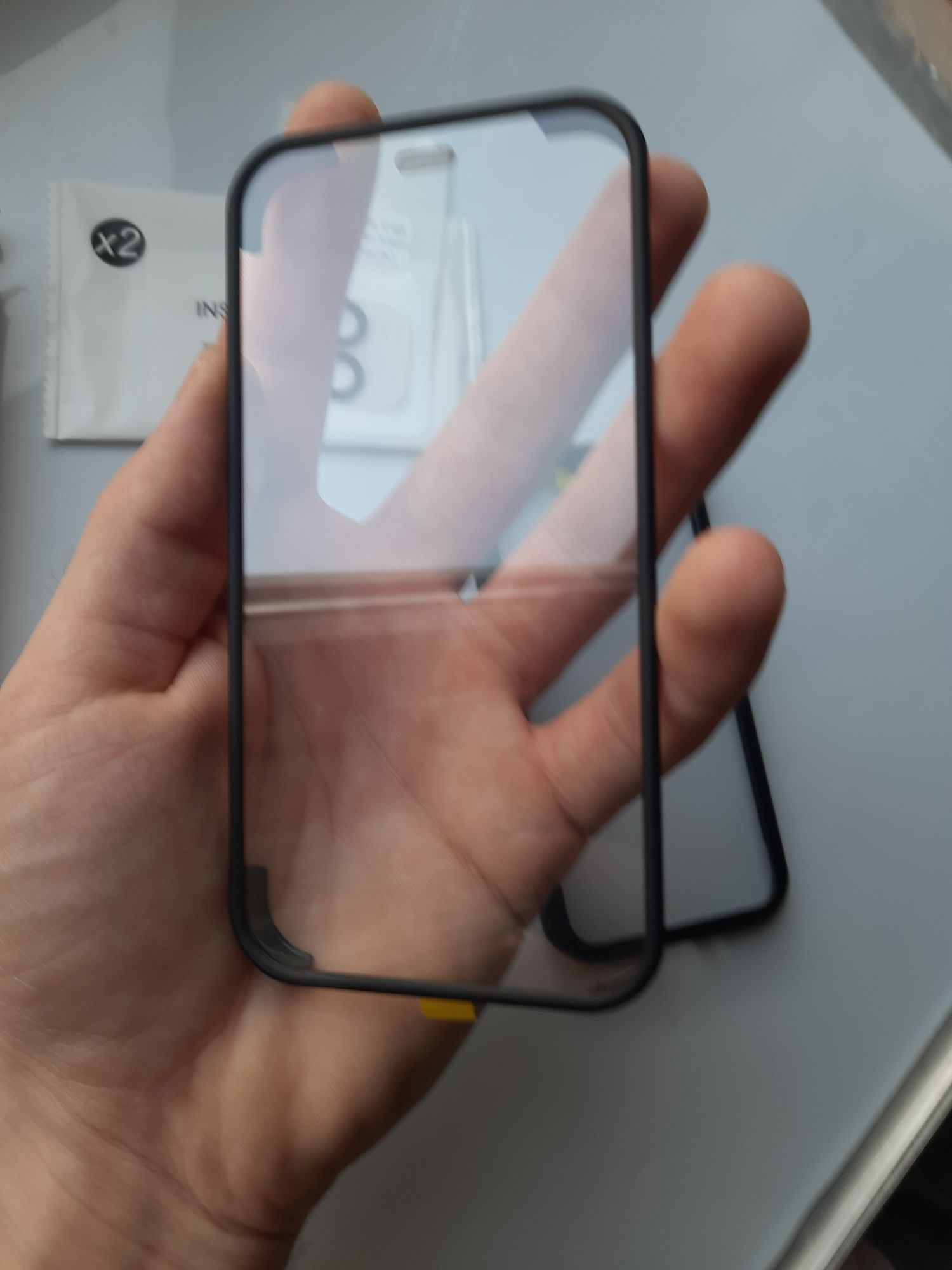 Etui z szkłem na kamere dla Iphone 12 Mini