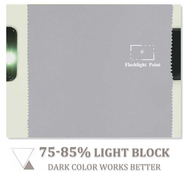 Zasłony zaciemniające 145x140cm kolor jasnoszary 2szt.