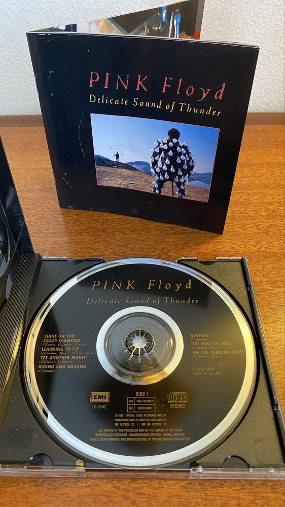 Pink Floyd Album “Delicated Sound of Thunder” LIVE