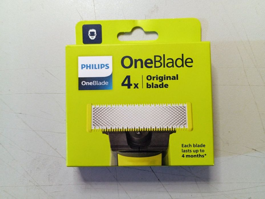 Philips One Blade ostrza wkłady wymienne 4 szt. 100% Orginał