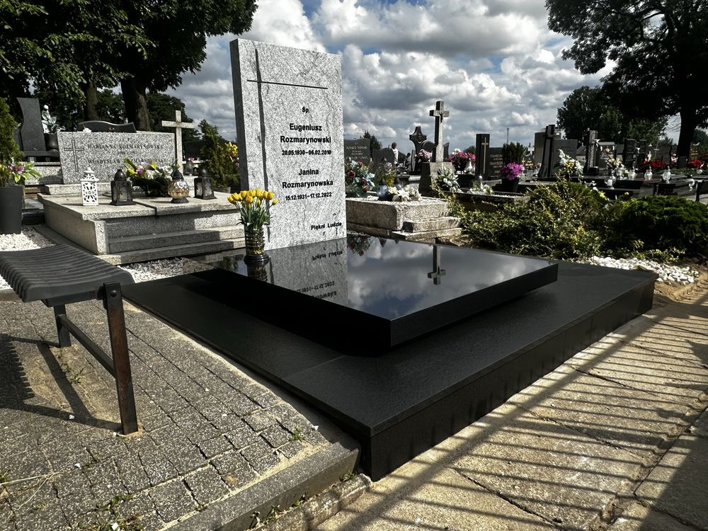 Nagrobki, pomniki, podnoszenia, rozbiórki, parapety, blaty MSTONE ŁÓDŹ