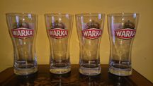 Kolekcjonerskie szklanki do piwa Warka Euro 2012