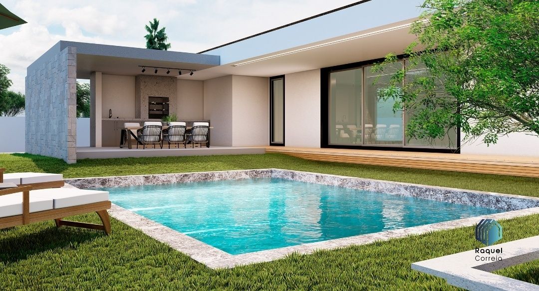 Imagens 3D Arquitetura interior e exterior