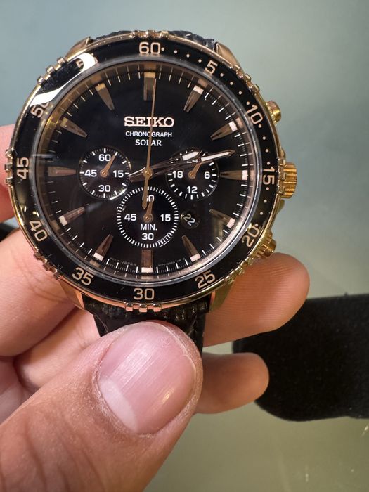 Seiko chronograph  solar