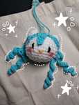 В'язнаний брелок на сумку Hello Kitty x Hatsune Miku