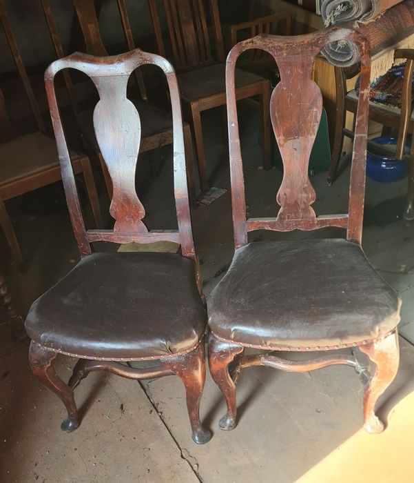 Stare krzesła 2 sztuki antyk