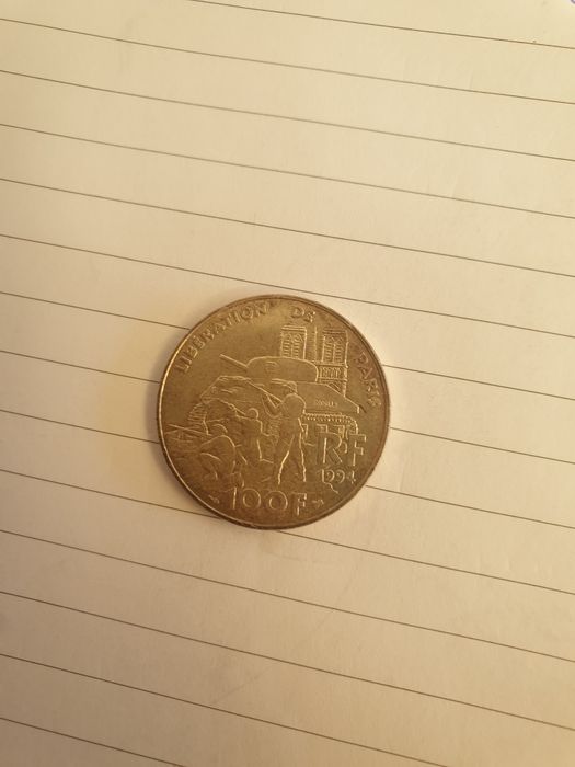 Moedas de 100 francos