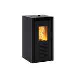 Mały cichy piecyk na pellet Nodo 4kW z nadmuchem