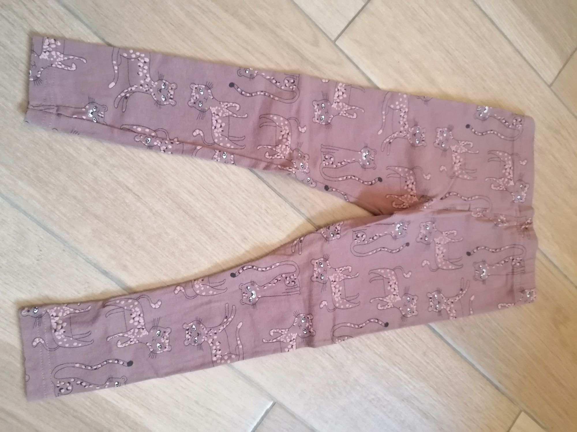 5szt zestaw jeggins legginsy 104