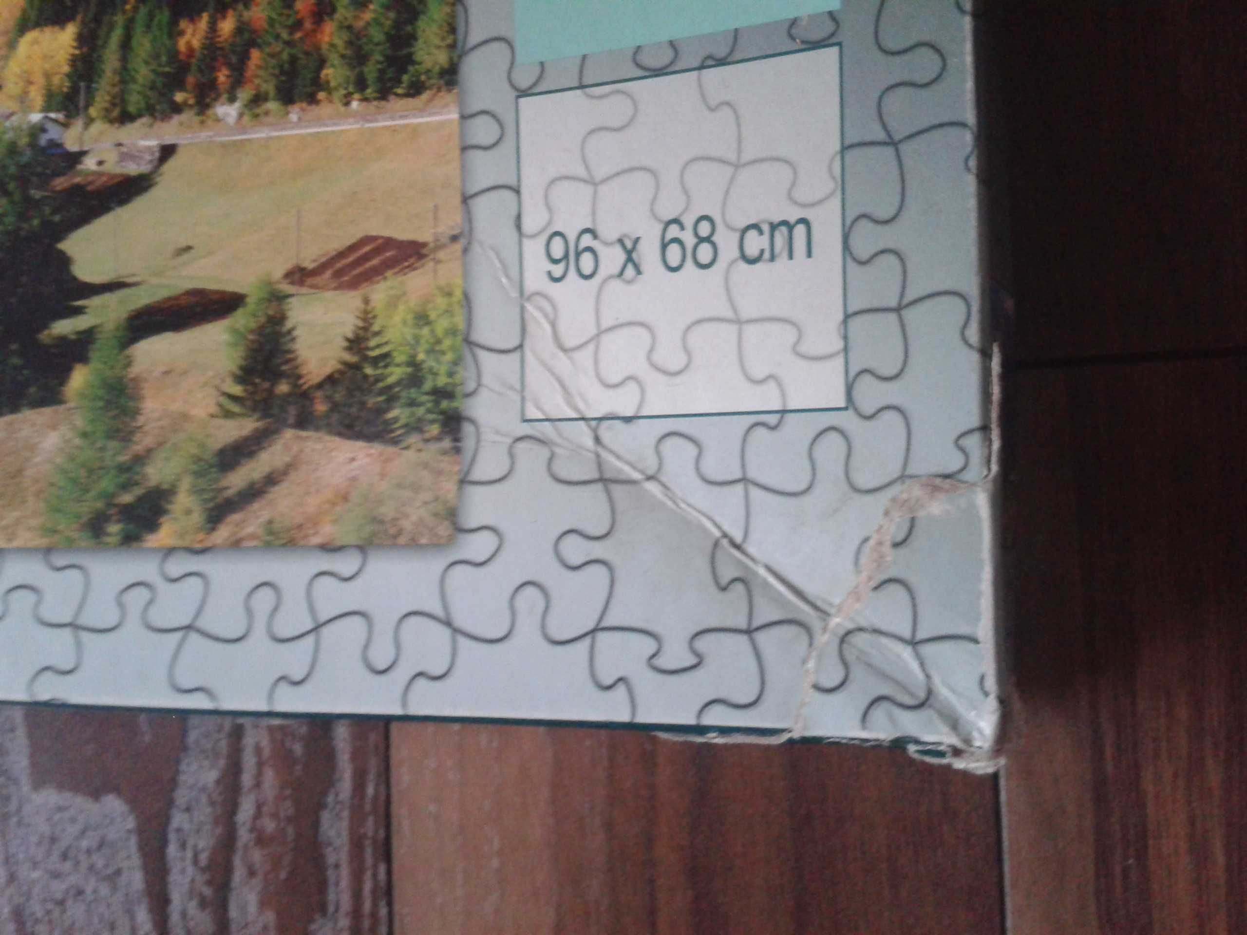 Puzzle Carrefour 2000 kompletne Wioska w Dolomitach