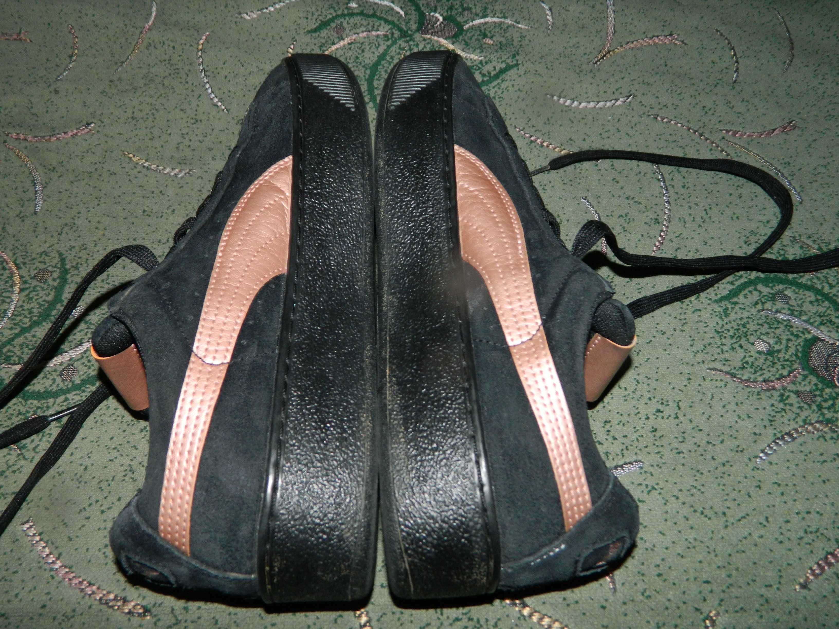 Кеды\кроссовки кожаные PUMA оригинал размер-39 стелька-25см