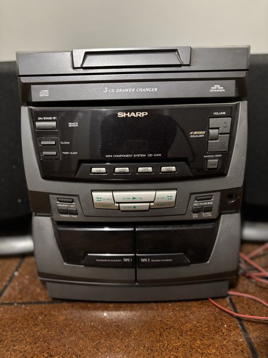 Wieża SHARP kasety/CD