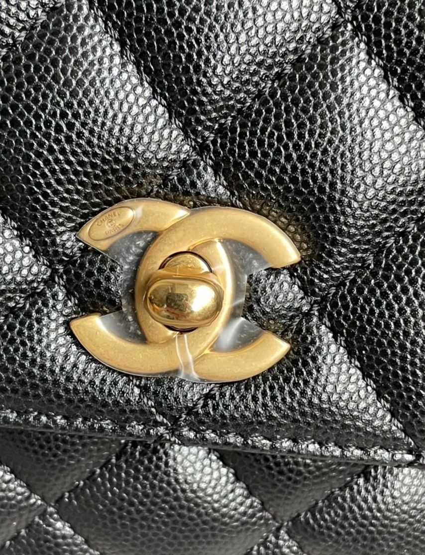 Chanel classic flap bag coco handle