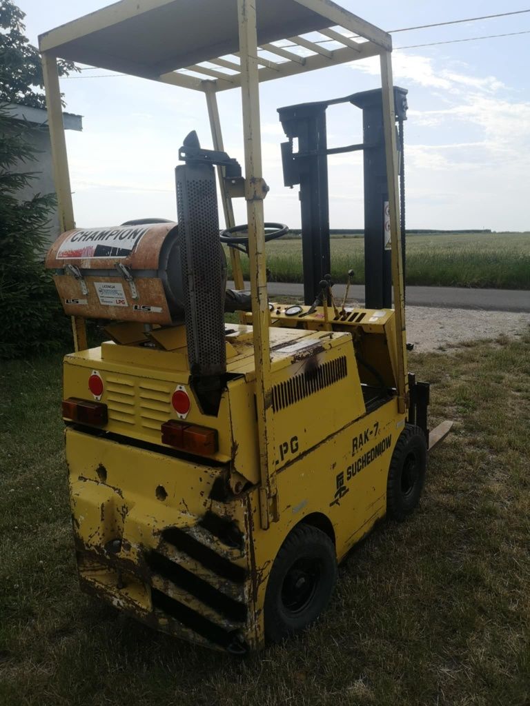 Wózek widłowy RAK 1998r, gaz, wspomaganie