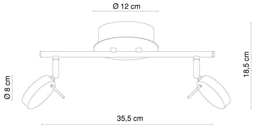 Люстра Led Globo 56190-2 Австрія. Світлодіодна. Акція-70%