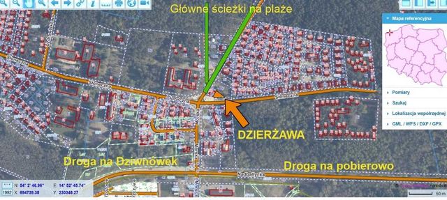 Wydzierzawię plac pod biznes nad morzem w centrum przy deptaku,Łukecin