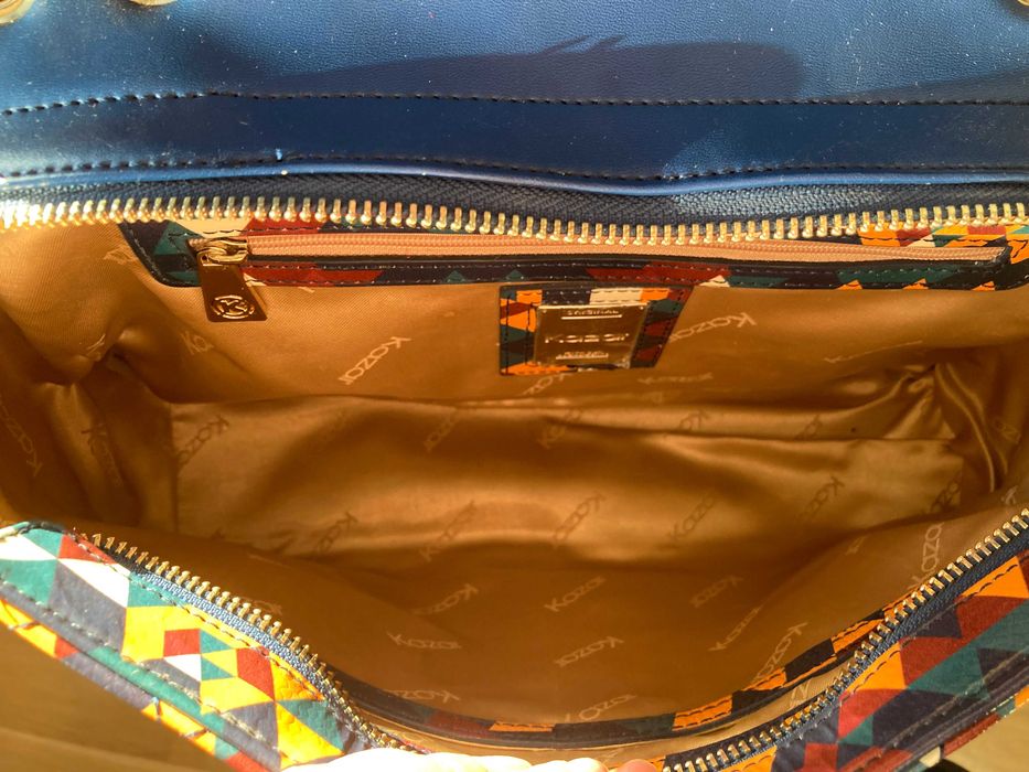 Multikolorowa torebka damska Kazar