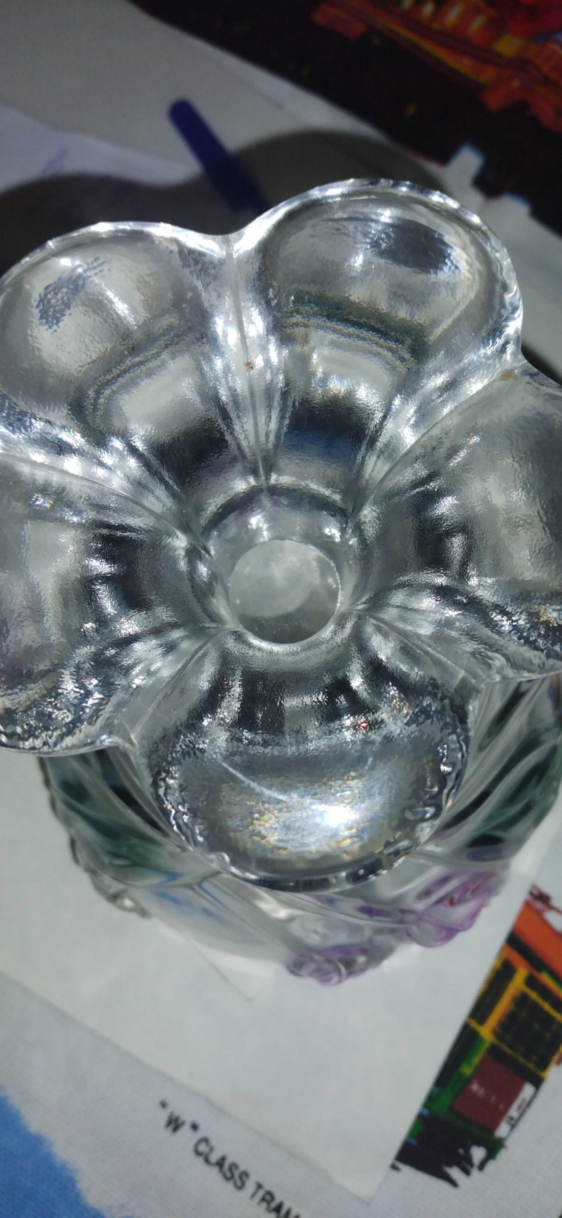 Вазочка "Тюльпан", немецкое стекло WALTERGLAS.