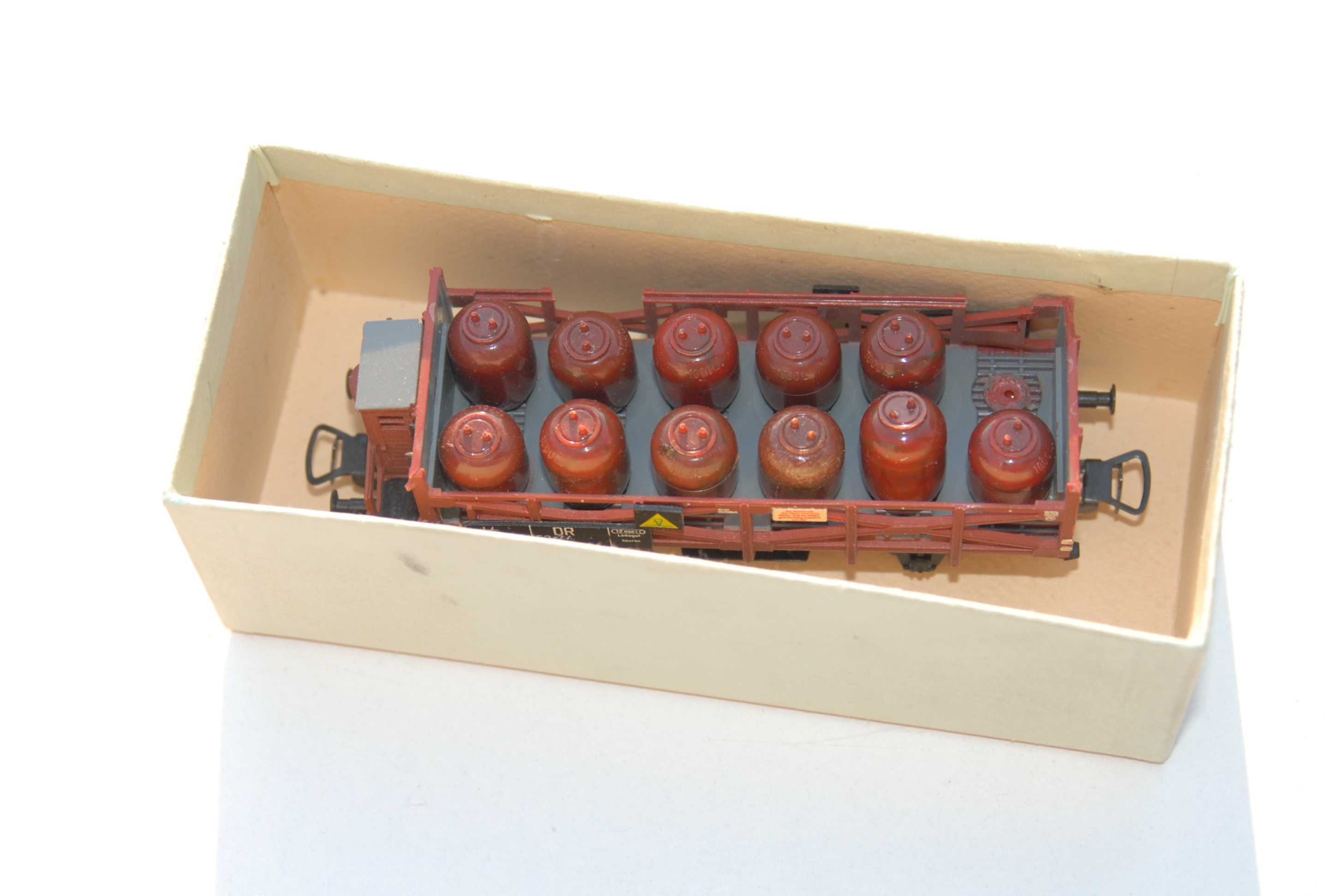 Stara zabawka wagon towarowy kwasiarka PIKO DR 537416 unikat