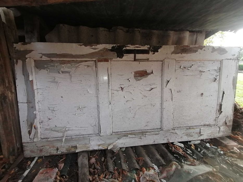 Drzwi wew. drewniane 100 lat poniemieckie (200cm x 92cm)