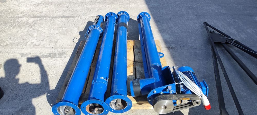 Шнек вигружний 8м з ситом