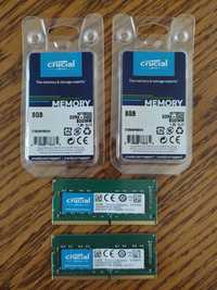 2 x 8GB RAM Crucial DDR4 - 2400 SODIMM 1.2V CL17