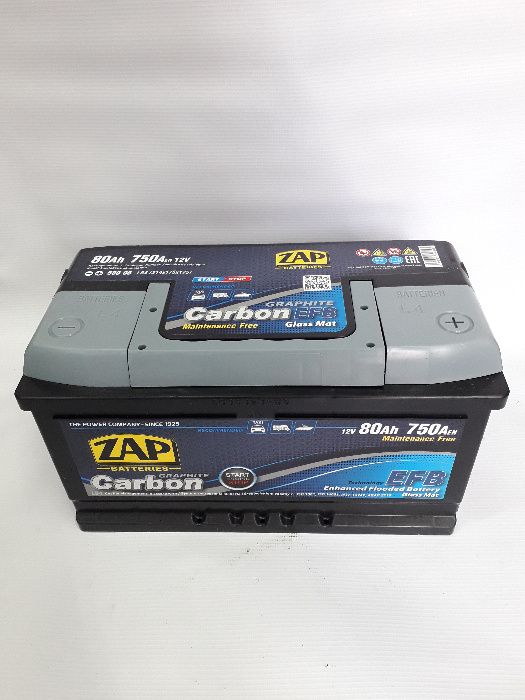 Akumulator EFB 12V 80Ah 750A Zap Carbon START STOP