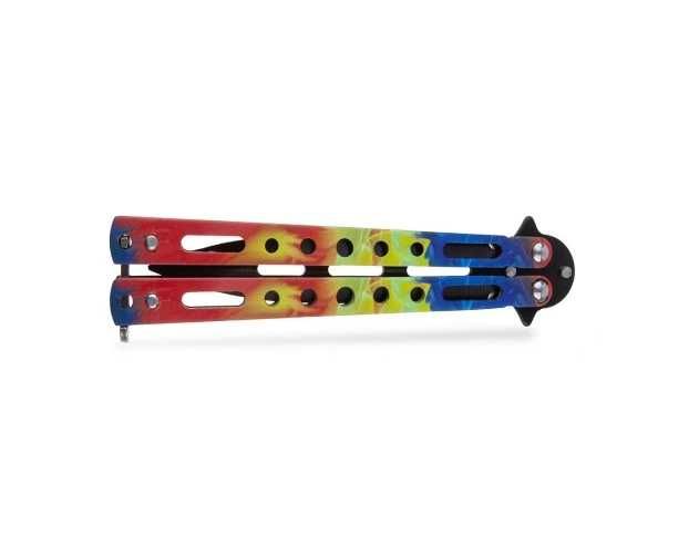 Nóż Motylkowy Balisong Ostry Blokada Kieszonkowy CS:GO Valorant 464b