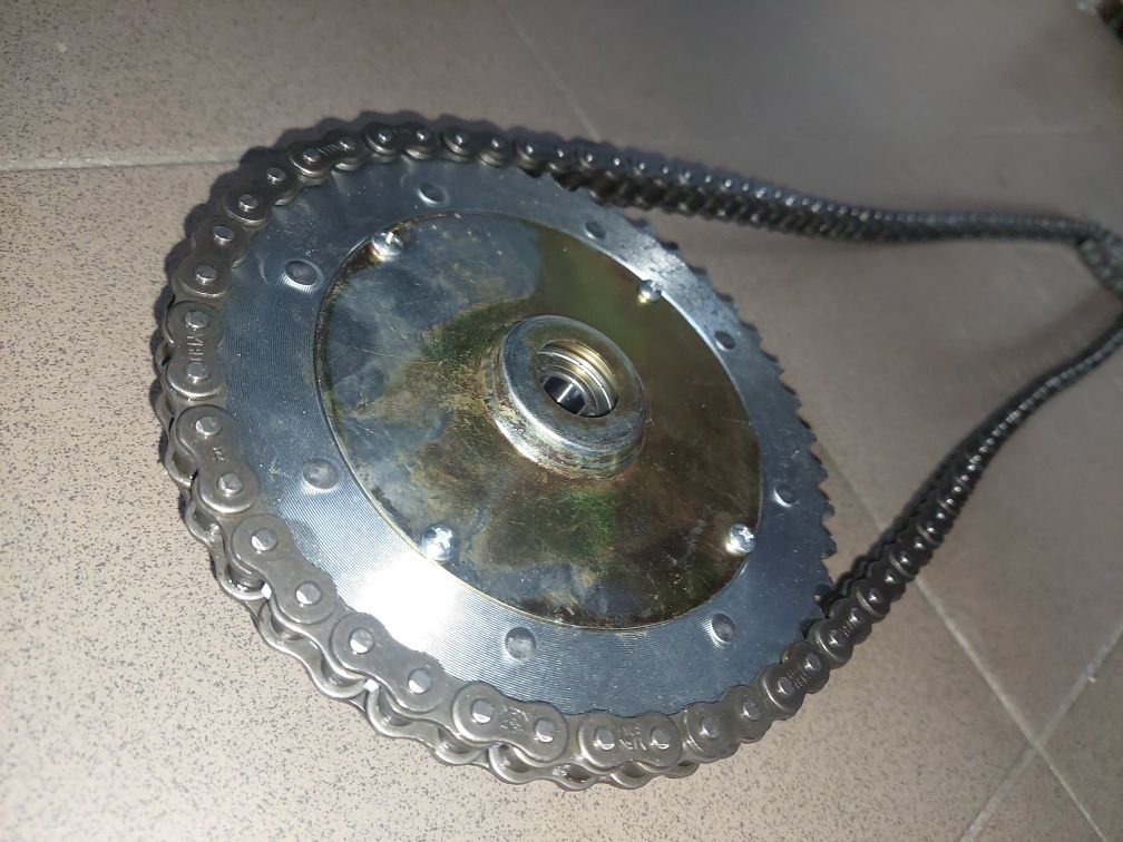 Nowy zestaw naprawczy zebatki zabierak lancuch wsk 125 pl
