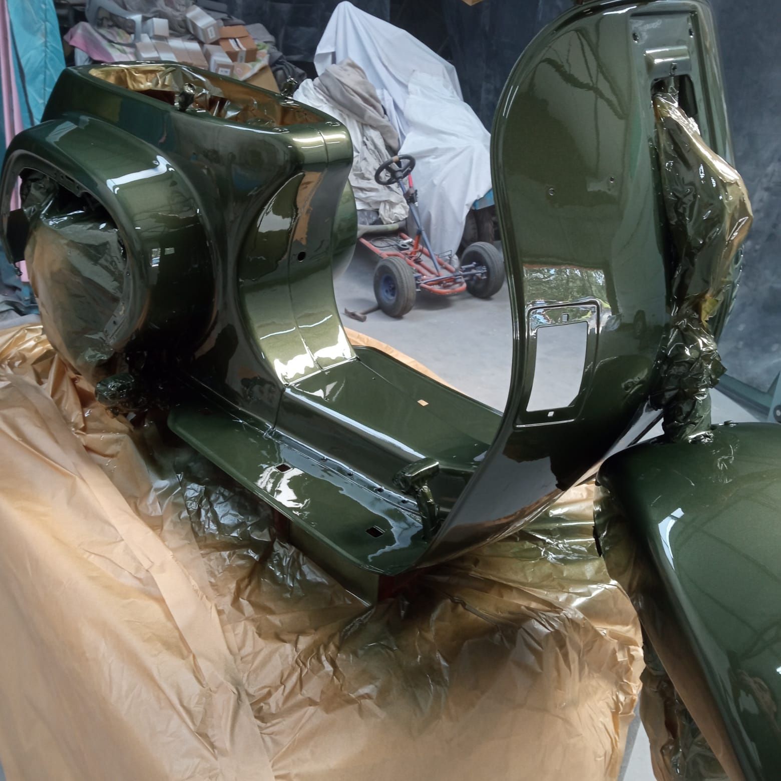 Vespa FL 2 restaurada recentemente é só meter gasolina e andar