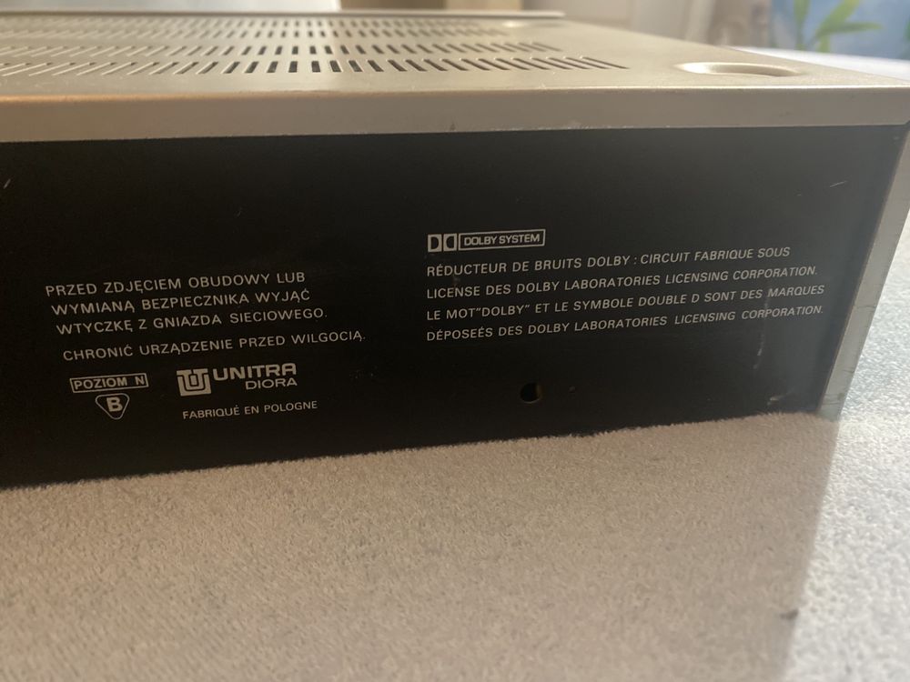 Magnetofon Unitra MDS 432, klasyk/ Dolby system/ Polska produkcja
