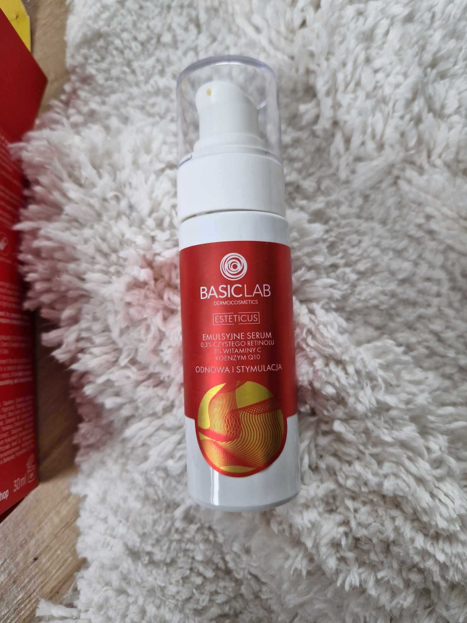 Basiclab emulsyjne serum z retinolem 0,3 30ml raz użyte