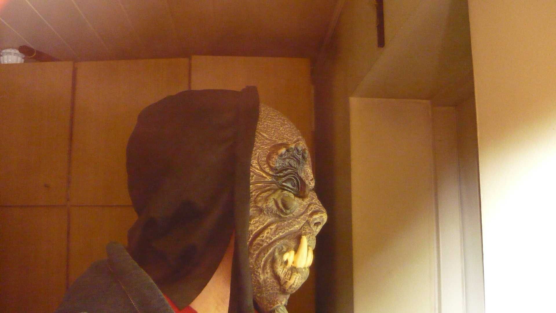 Maska potwór przebranie Halloween karnawał na imprezę