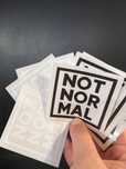 Наклейка «NOT NORMAL