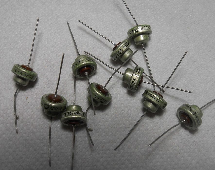 Продам конденсаторы К52-2 (мелкий габарит)
