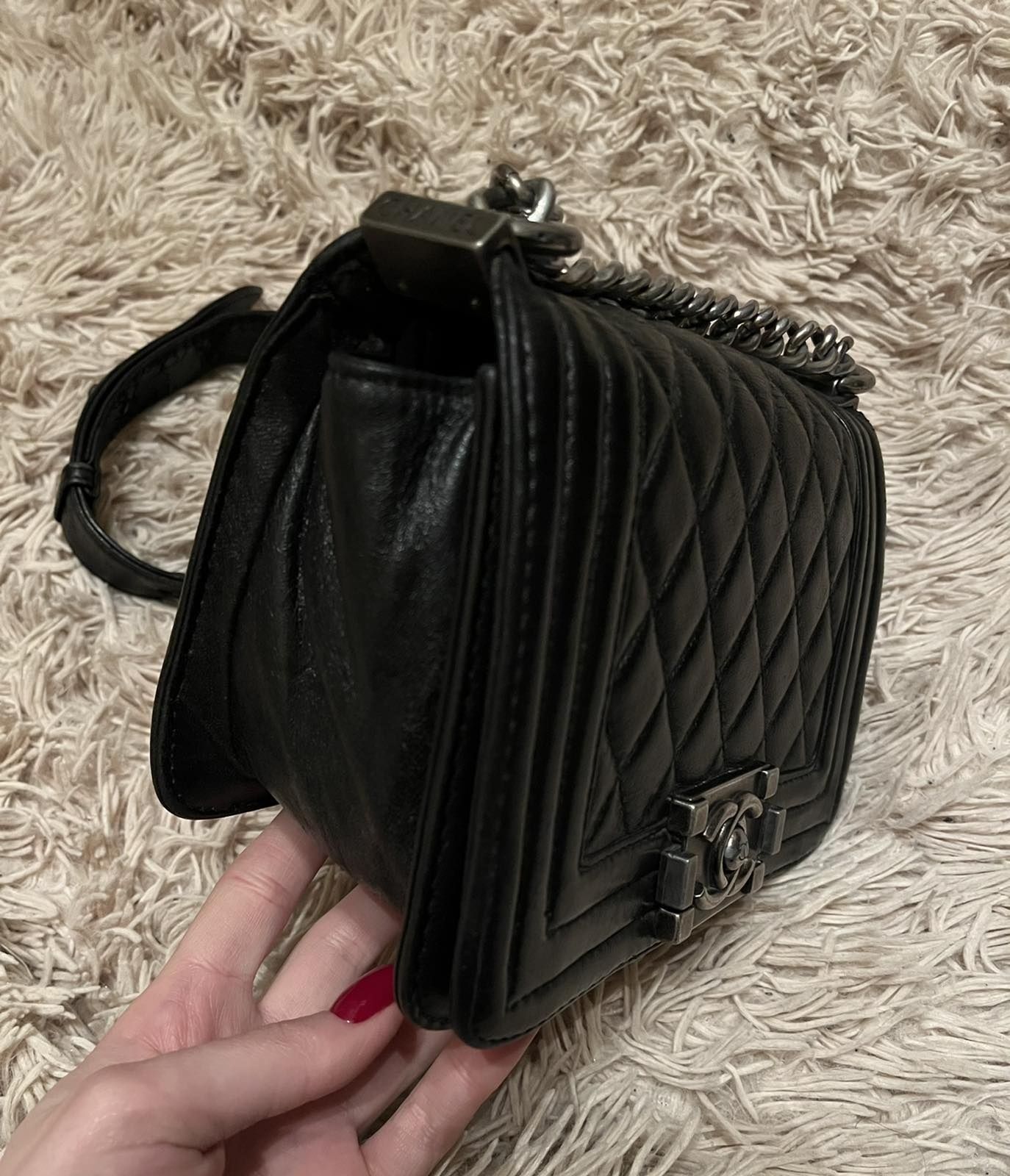 Сумка , сумочка клатч Chanel натуральная кожа кожаный