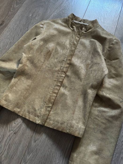 Tgk devisegff ERD Enpfants Riches Deprimes кожанка из кожи змеи патерн