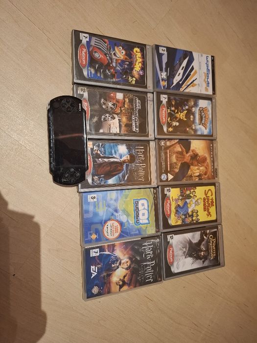 Konsola sony PSP + 10 gier