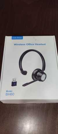 link dream bh60 słuchawka biurowa bezprzewodowa usb mikrofon