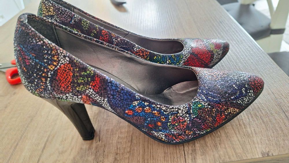 buty na obcasie / czółenka  roz38wkładka 24/5