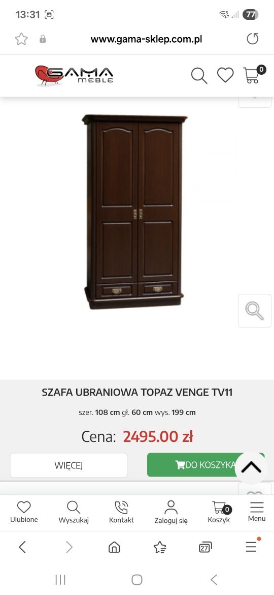 Sprzedam bardzo masywne i piekne meble które kosztowały prawie 9tys