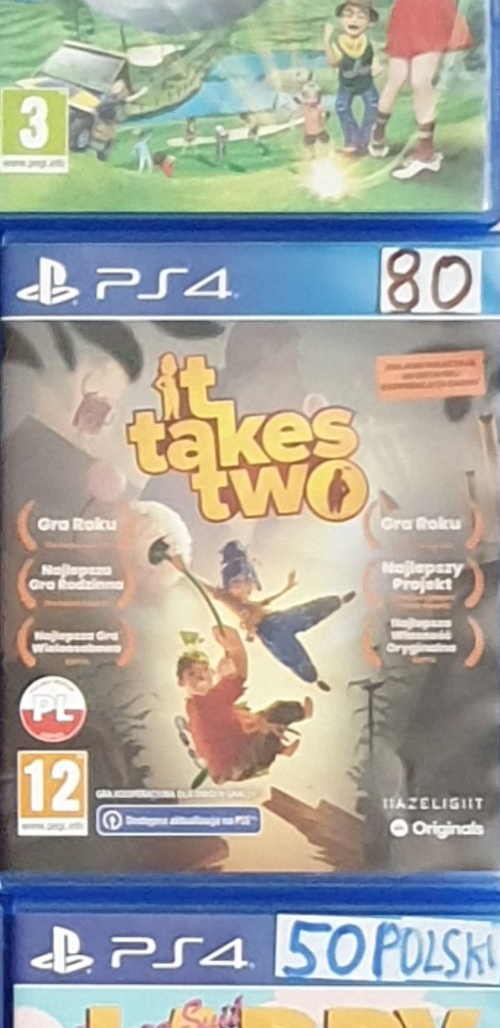 2 gry na ps4 Rayman i it takes two
