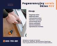 Uszczelnianie, regulacja, naprawa Okien PCV
