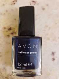 Avon lakier do paznokci Inky blue nailwear pro