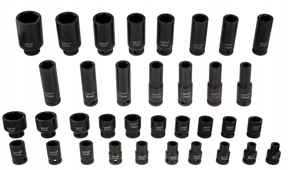 Набор ударных головок LEX LXISS36E | 1/2" | 8-32 мм