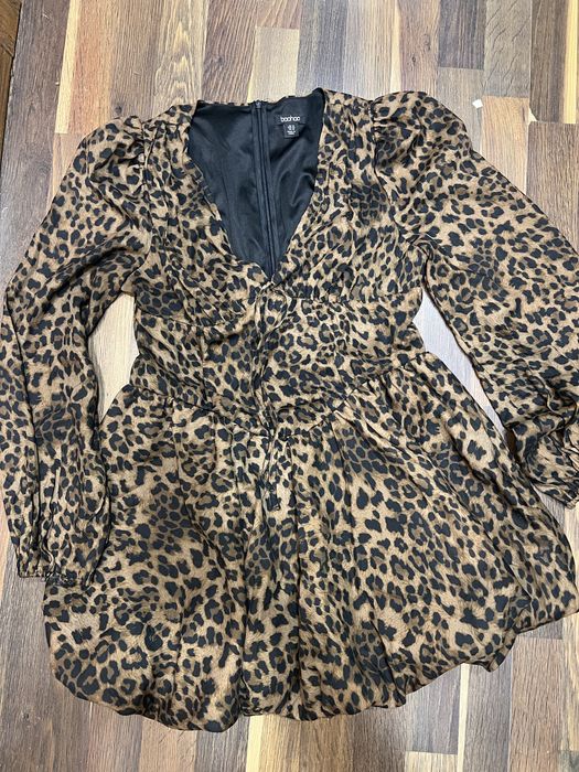 Сукня балон лео принт