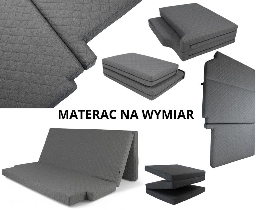 Materac na wymiar Kamper Łódź Van Przyczepa Camping szybka realizacja