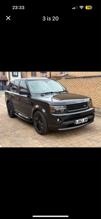Range rover, land rover під замовлення правий руль