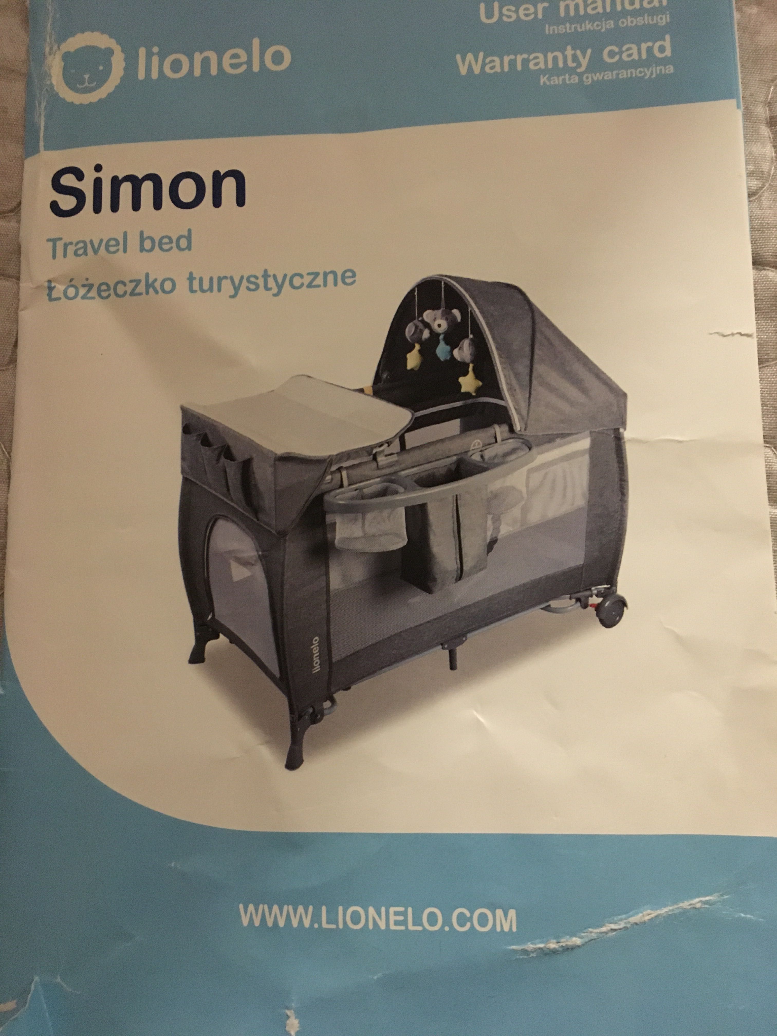 Łóżeczko dziecięce Lionelo Simon