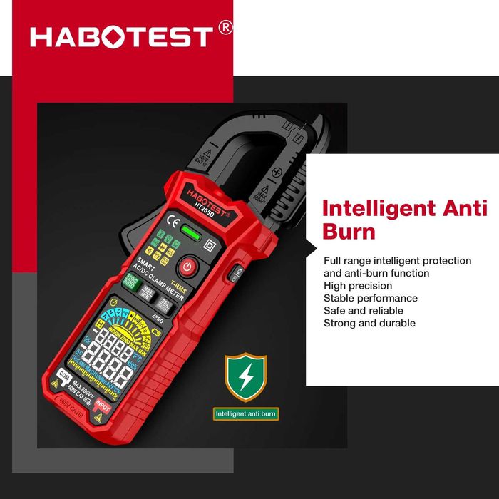 Тестер, токоизмерительные клещи HABOTEST HT205D